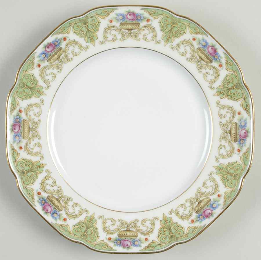 The Shannon (White Border) Salad Plate by Tirschenreuth-1
