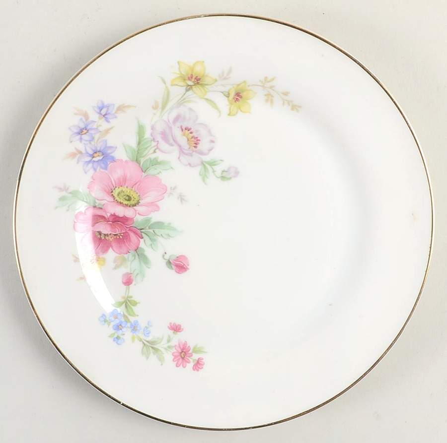 Spring Bouquet Salad Plate by Tirschenreuth-1