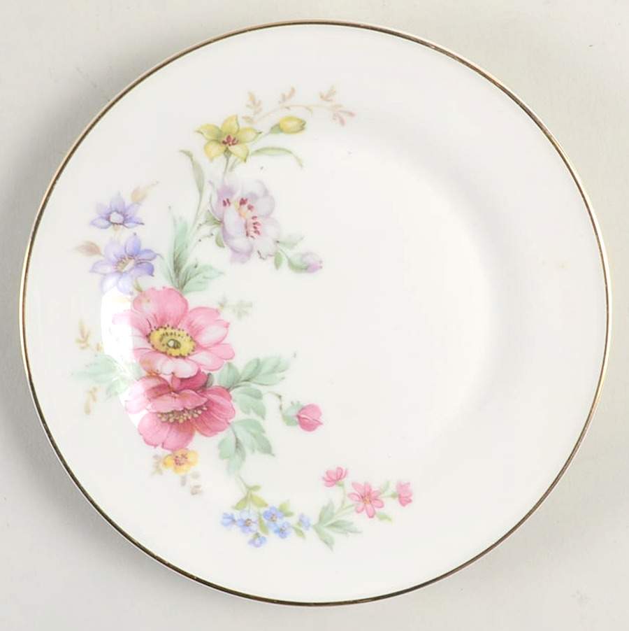 Spring Bouquet Bread & Butter Plate by Tirschenreuth-1