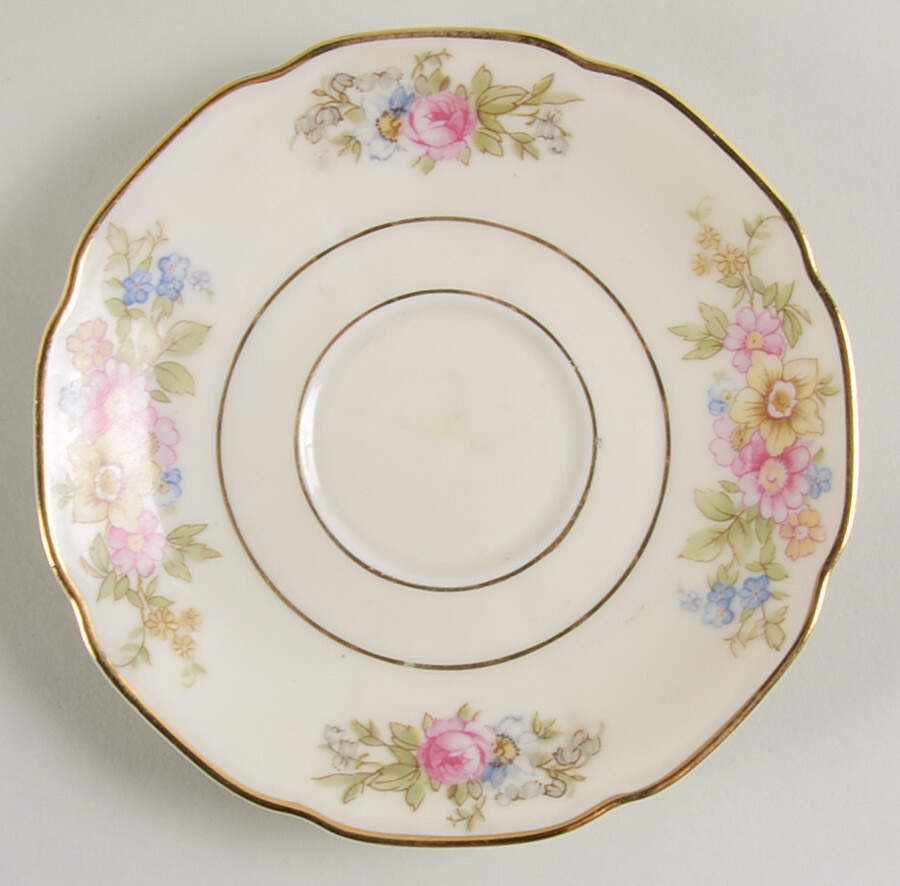 Springtime (US Zone) Saucer for Demitasse Cup by Tirschenreuth-1
