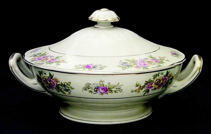 Springtime (US Zone) Round Covered Vegetable by Tirschenreuth-1