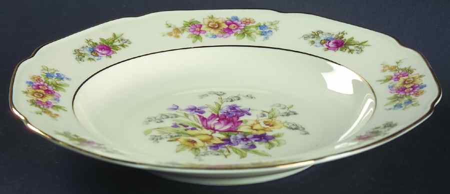 Springtime (US Zone) Rim Soup Bowl by Tirschenreuth-1
