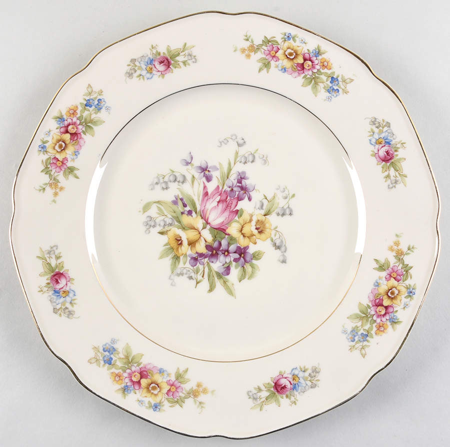 Springtime (Germany) 12" Chop Plate (Round Platter) by Tirschenreuth-1