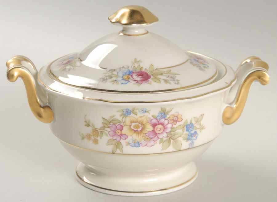 Springtime (Germany) Sugar Bowl & Lid by Tirschenreuth-1