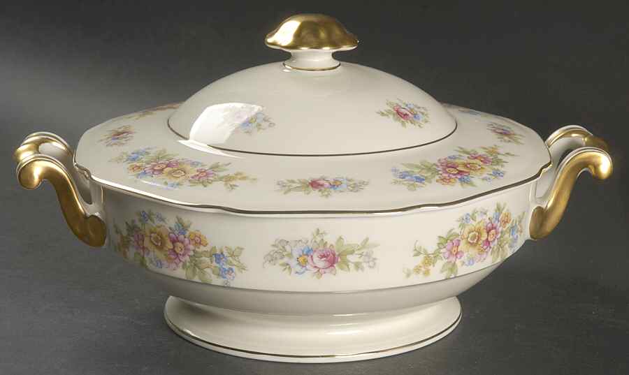 Springtime (Germany) Round Covered Vegetable by Tirschenreuth-1