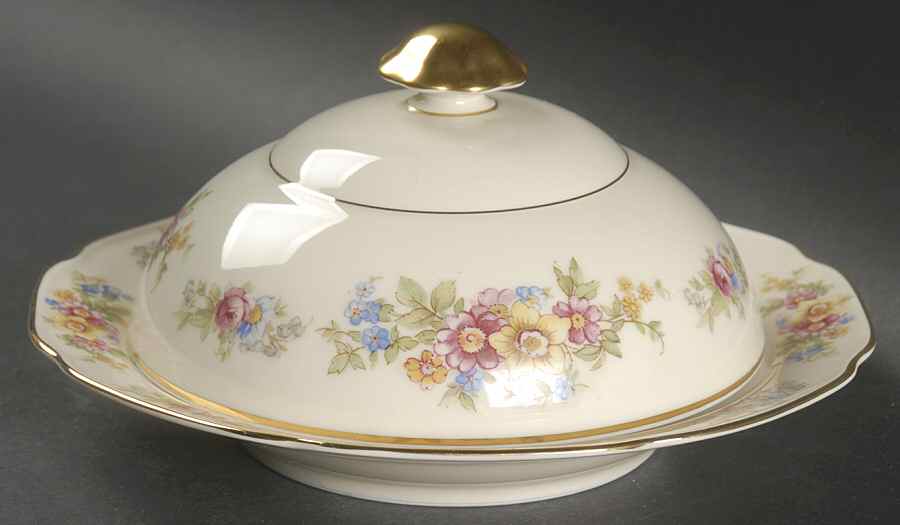 Springtime (Germany) Round Covered Butter by Tirschenreuth-1