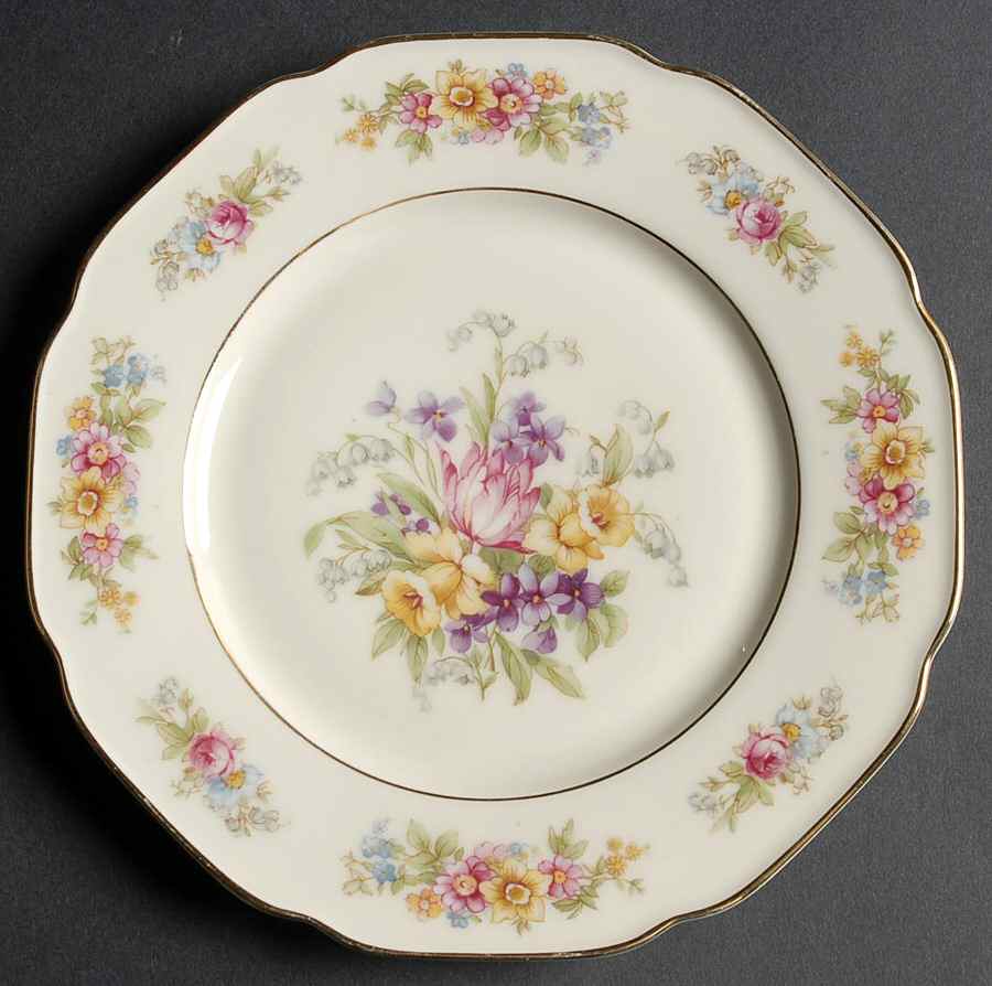 Springtime (Germany) Salad Plate by Tirschenreuth-1