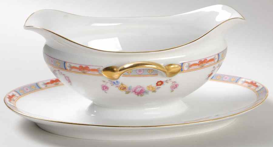 The Stafford Gravy Boat with Attached Underplate by Tirschenreuth-1