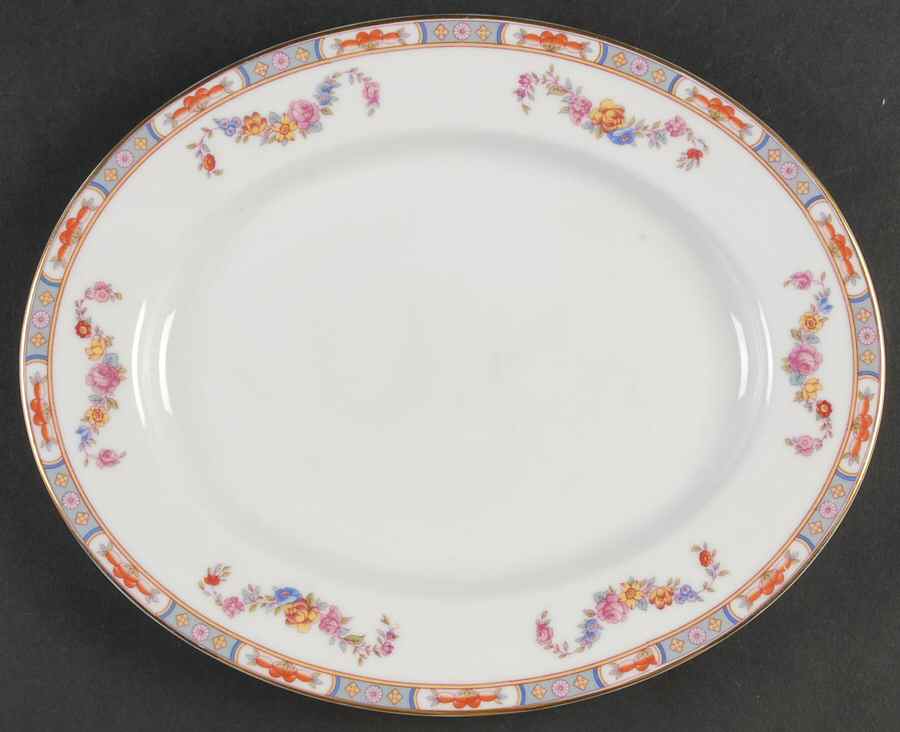 The Stafford 11" Oval Serving Platter by Tirschenreuth-1