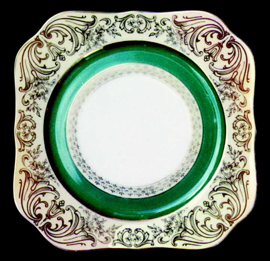 TIR100 Square Salad Plate by Tirschenreuth-1