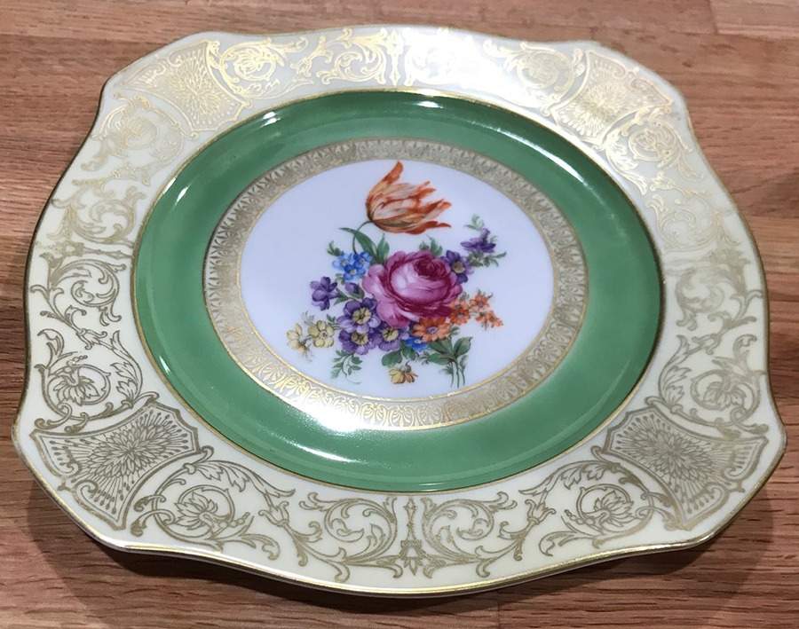 TIR37 Square Salad Plate by Tirschenreuth-1