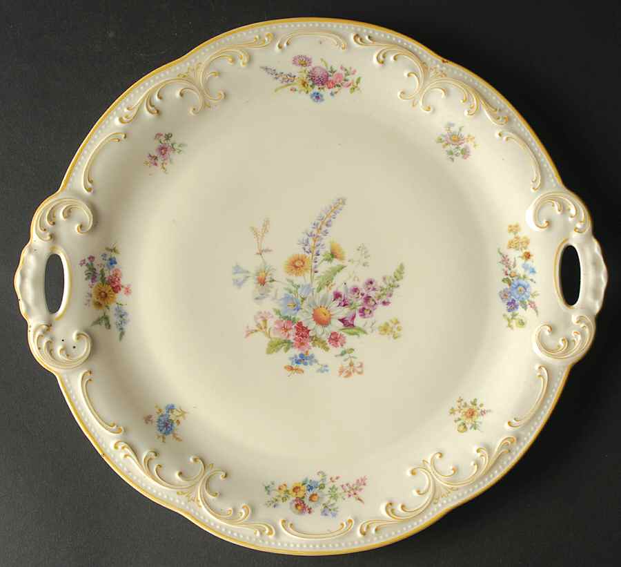 TIR51 Handled Cake Plate by Tirschenreuth-1
