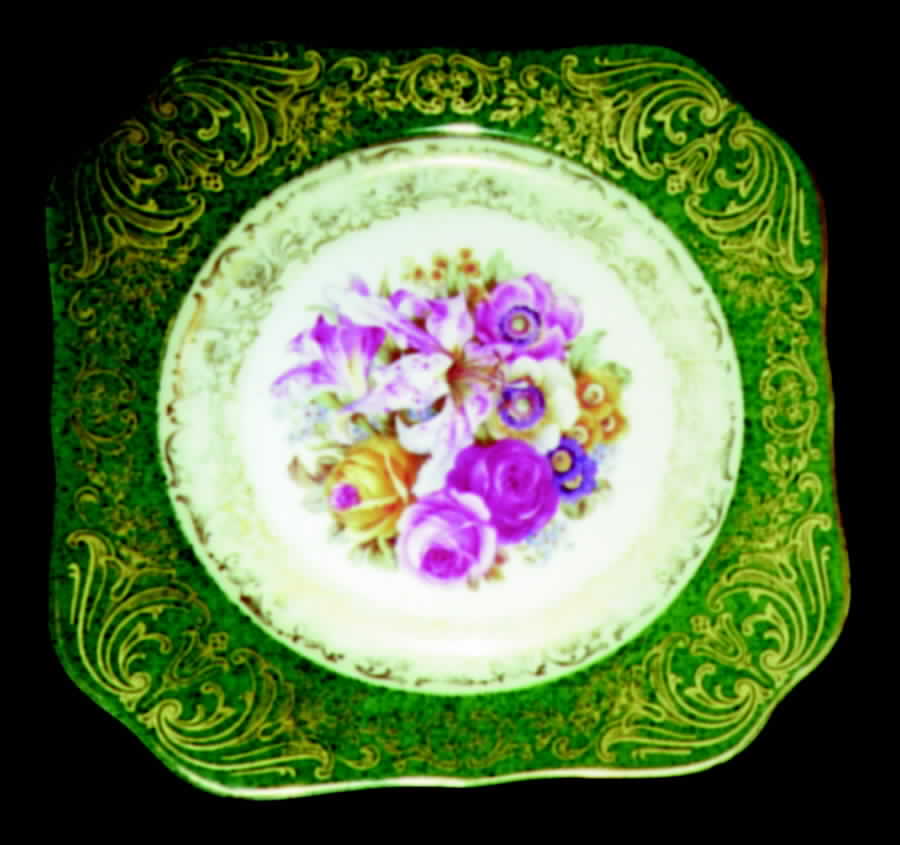 TIR62 Square Luncheon Plate by Tirschenreuth-1