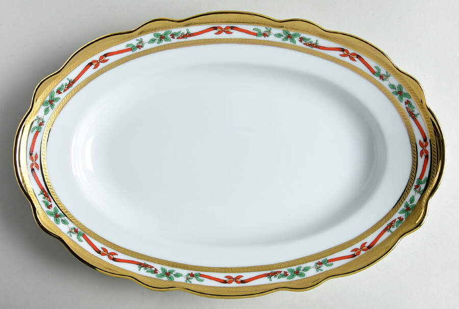 TIR78 12" Oval Serving Platter by Tirschenreuth-1