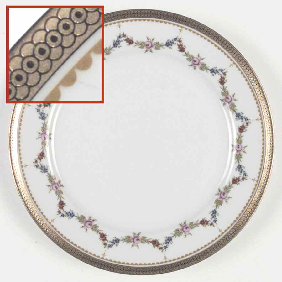 Petite Rose Salad Plate by Tirschenreuth-1