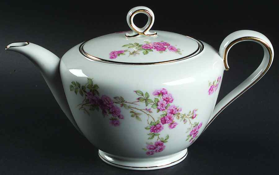 Trellis Teapot & Lid by Tirschenreuth-1