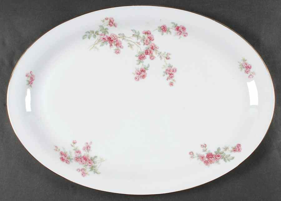 Trellis 15" Oval Serving Platter by Tirschenreuth-1