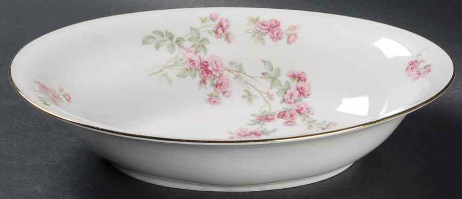 Trellis 9" Oval Vegetable Bowl by Tirschenreuth-1