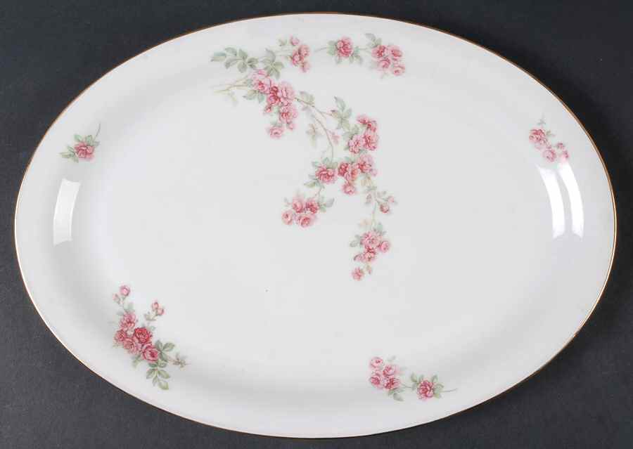 Trellis 13" Oval Serving Platter by Tirschenreuth-1