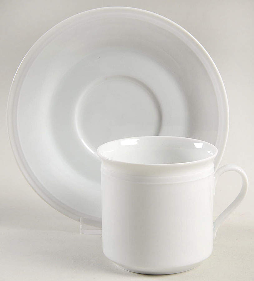 Venezia Flat Cup & Saucer Set by Tirschenreuth-1