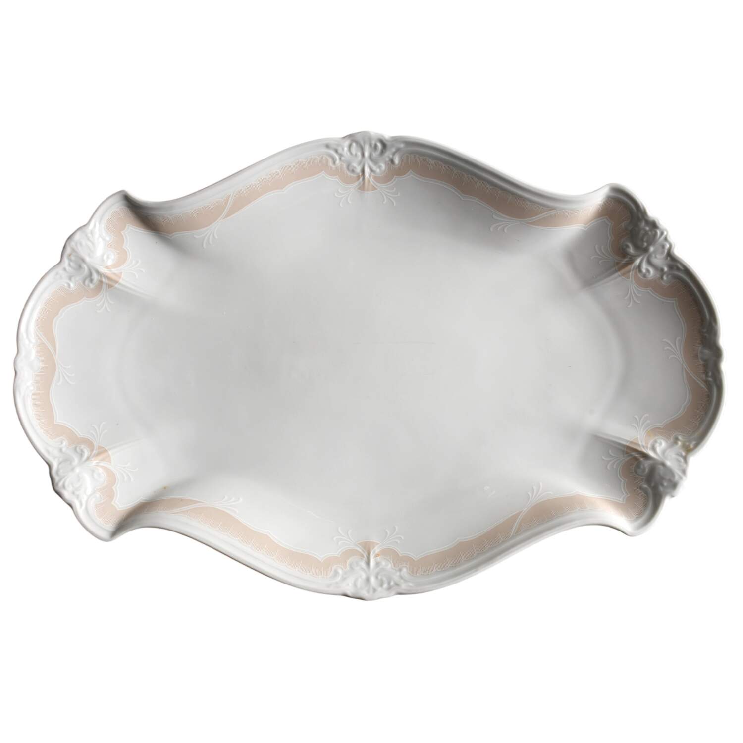 Veronique 15" Oval Serving Platter by Tirschenreuth-1