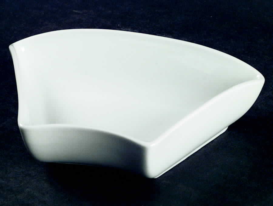 White Fleur 12-Piece Hors d'Oevre (5 1/2" Sections) by Tirschenreuth-1