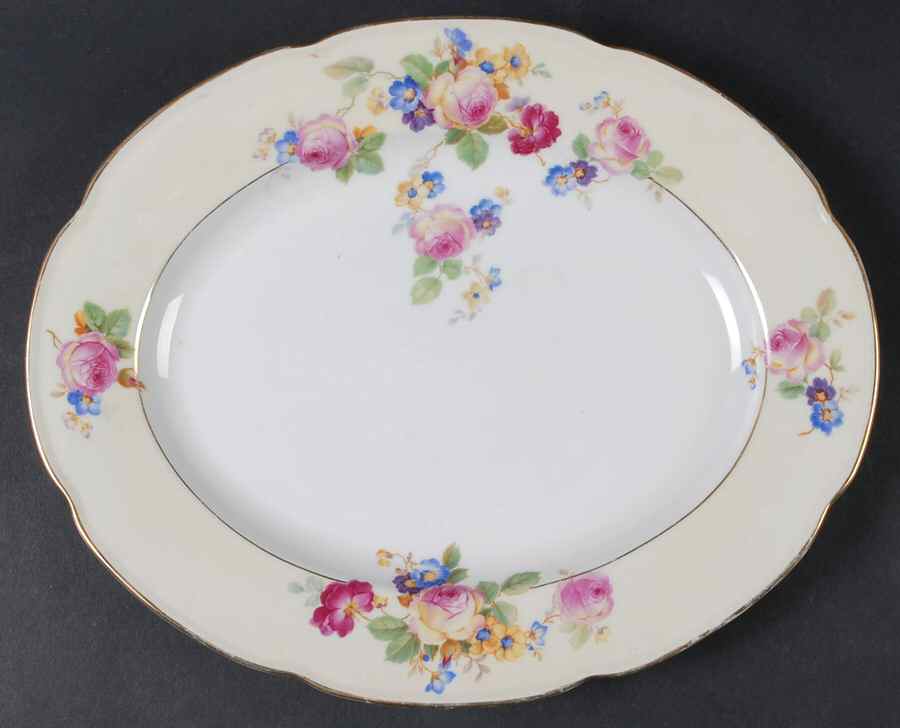 The Wilton 12" Oval Serving Platter by Tirschenreuth-1