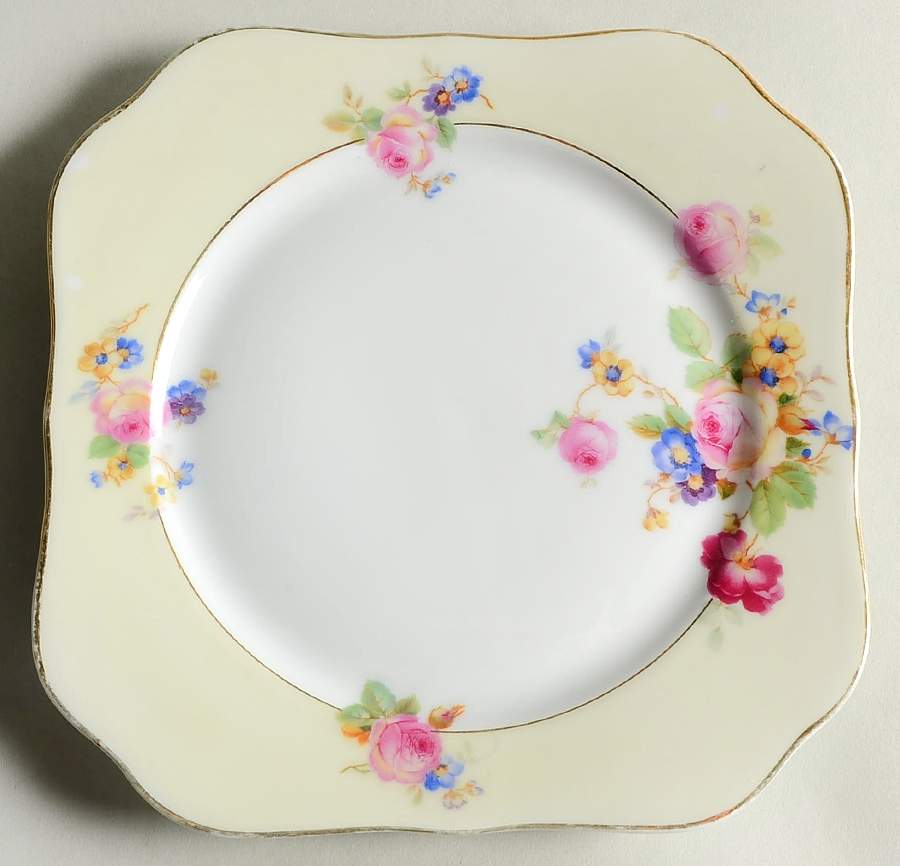 The Wilton Square Salad Plate by Tirschenreuth-1