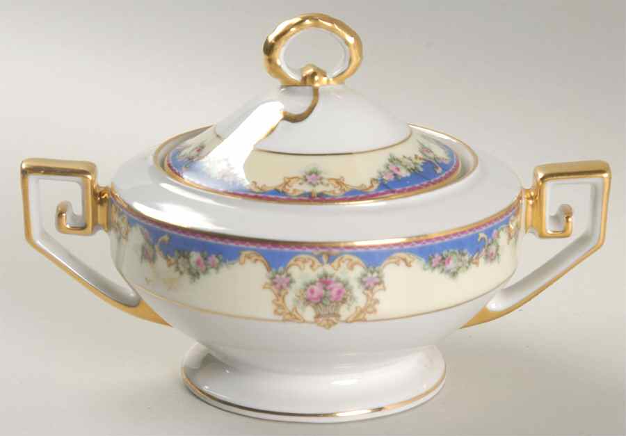 Windsor Sugar Bowl & Lid by Tirschenreuth-1