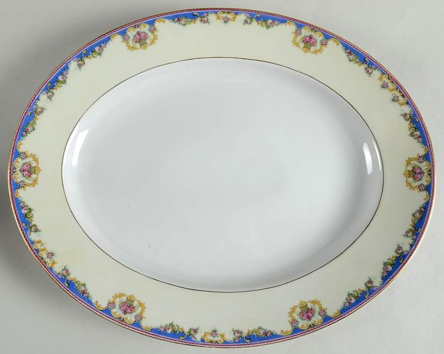 Windsor 14" Oval Serving Platter by Tirschenreuth-1