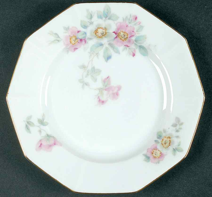 The Wild Rose Dessert/Pie Plate by Tirschenreuth-1
