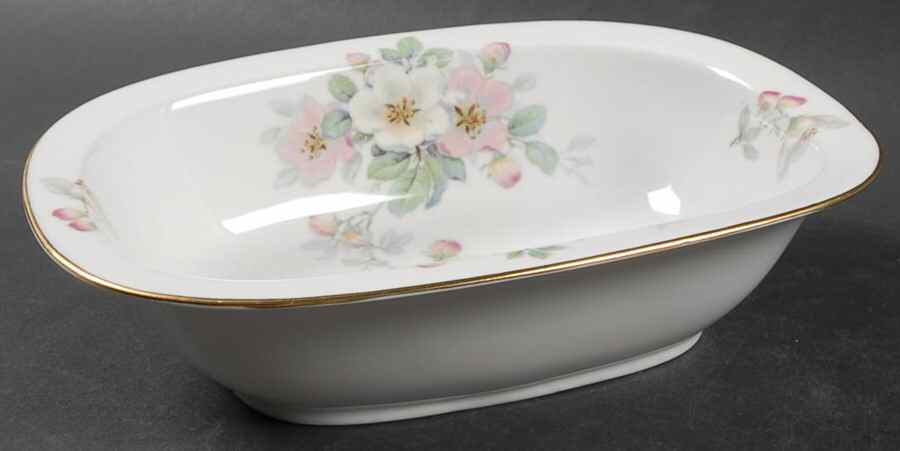 Wild Rose 8" Oval Vegetable Bowl by Tirschenreuth-1