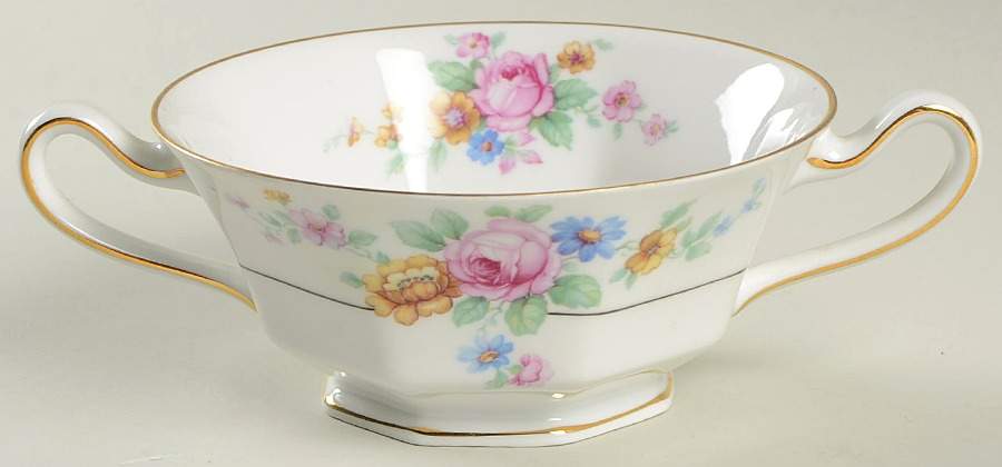 Wrexham Footed Cream Soup Bowl by Tirschenreuth-1