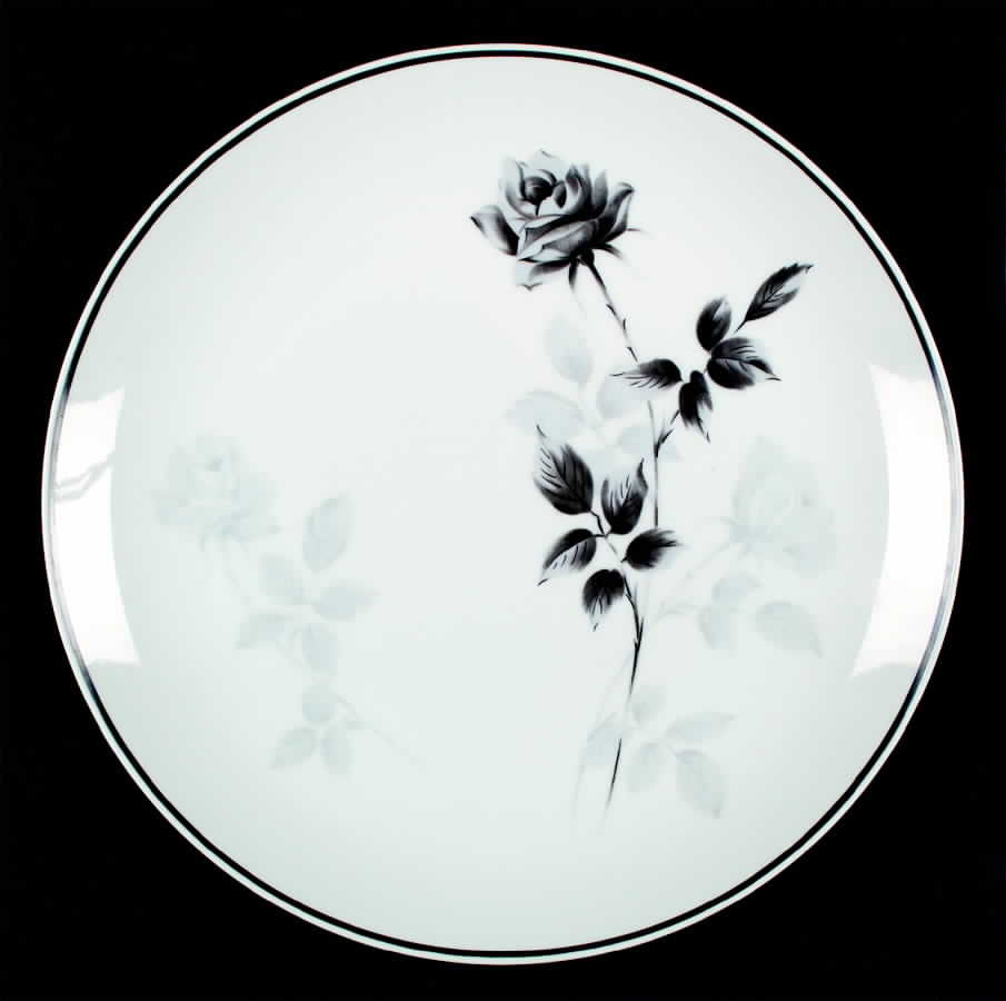 Black Saturn Dinner Plate by Taka San-1