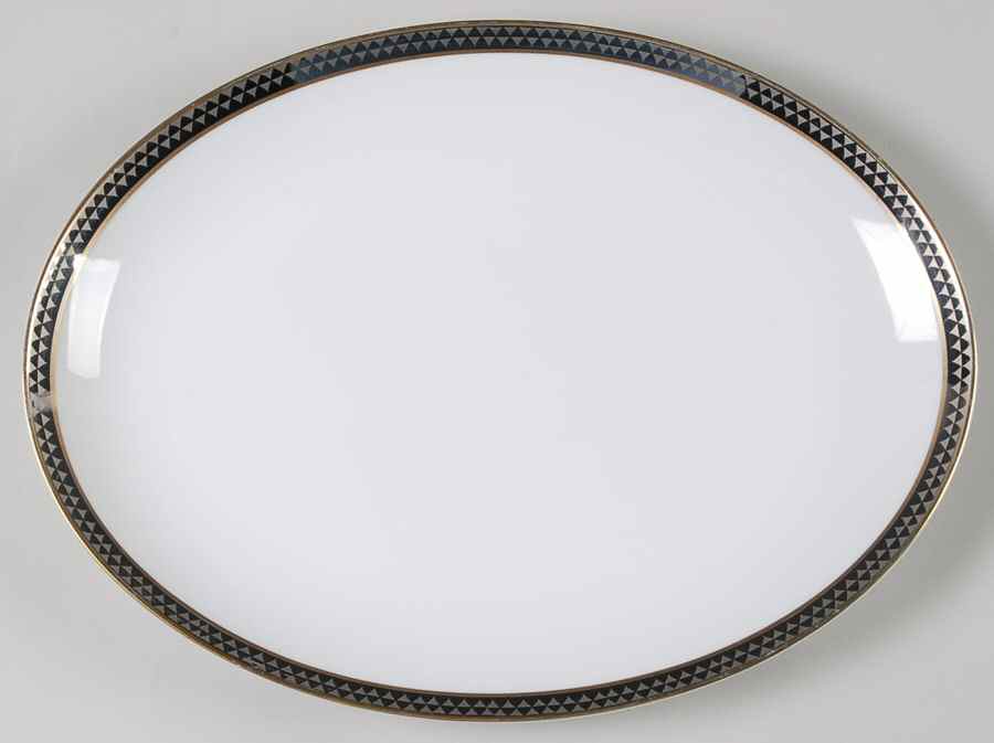 Athenia 12" Oval Serving Platter by Towne-1