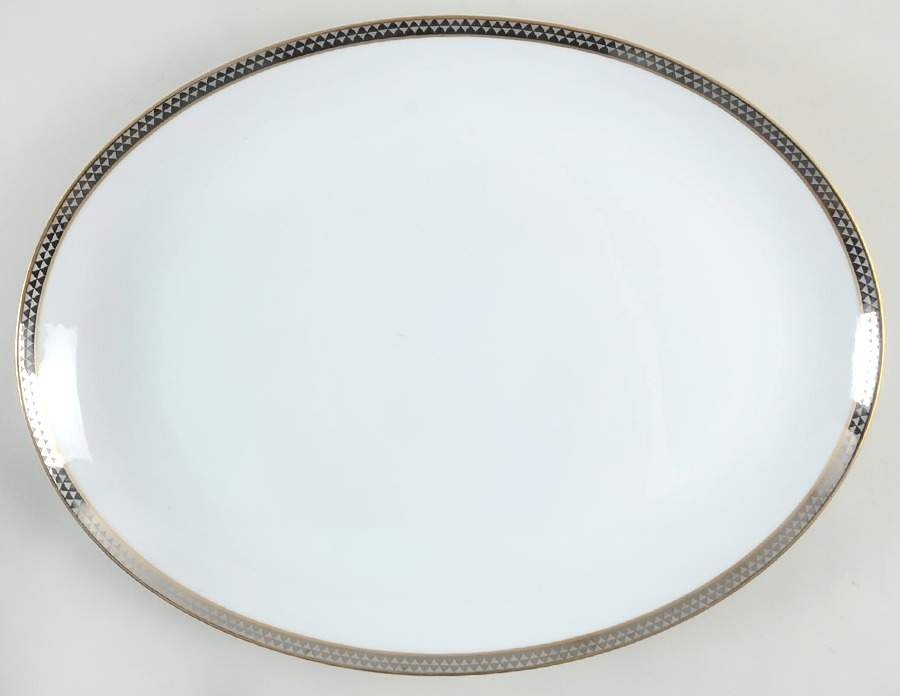 Athenia 16" Oval Serving Platter by Towne-1
