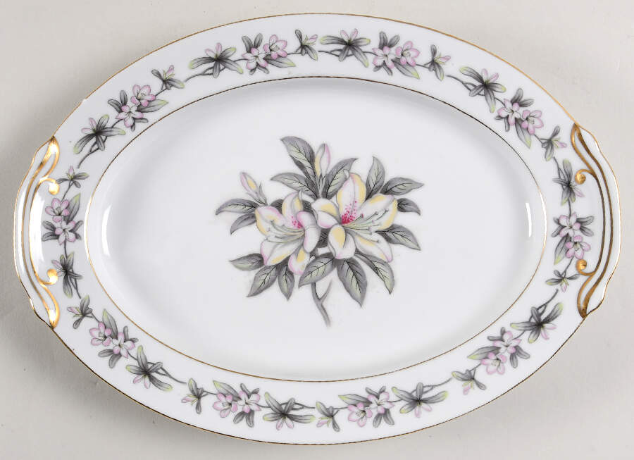 Azalea 12" Oval Serving Platter by Towne-1