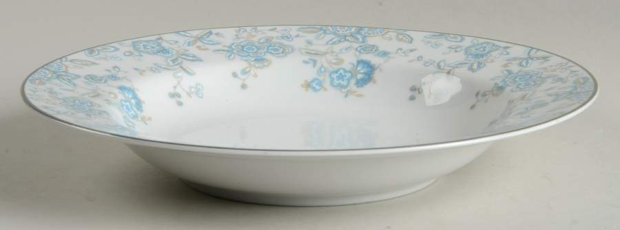 Blue Meadows Rim Soup Bowl by Towne-1