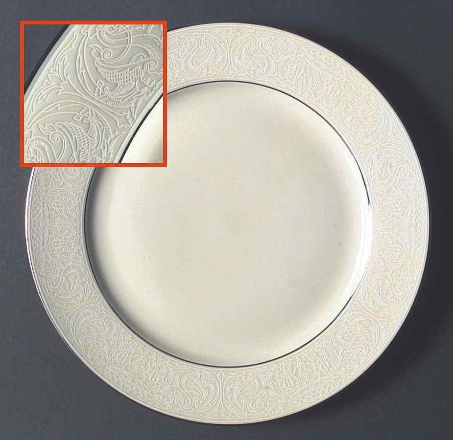 Bridal Lace Dinner Plate by Towne-1