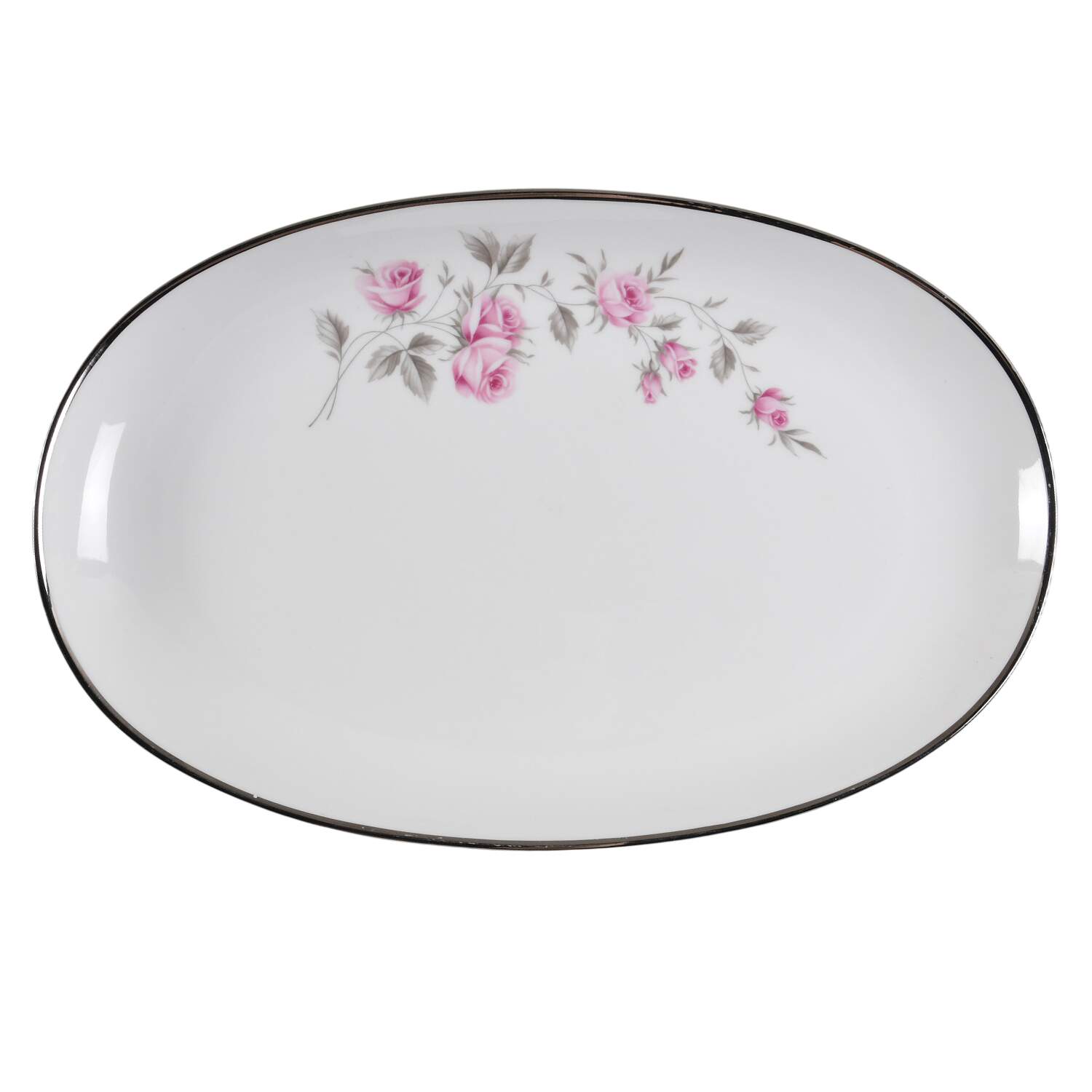 Dream Rose 13" Oval Serving Platter by Towne-1