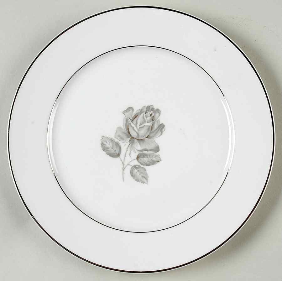 Ebony Rose Salad Plate by Towne-1