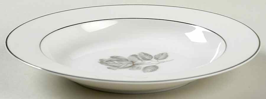 Ebony Rose Rim Soup Bowl by Towne-1