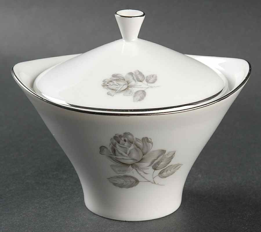 Ebony Rose Sugar Bowl & Lid by Towne-1