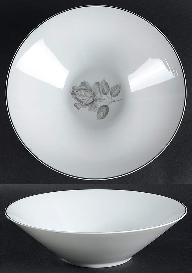 Ebony Rose 9" Round Vegetable Bowl by Towne-1