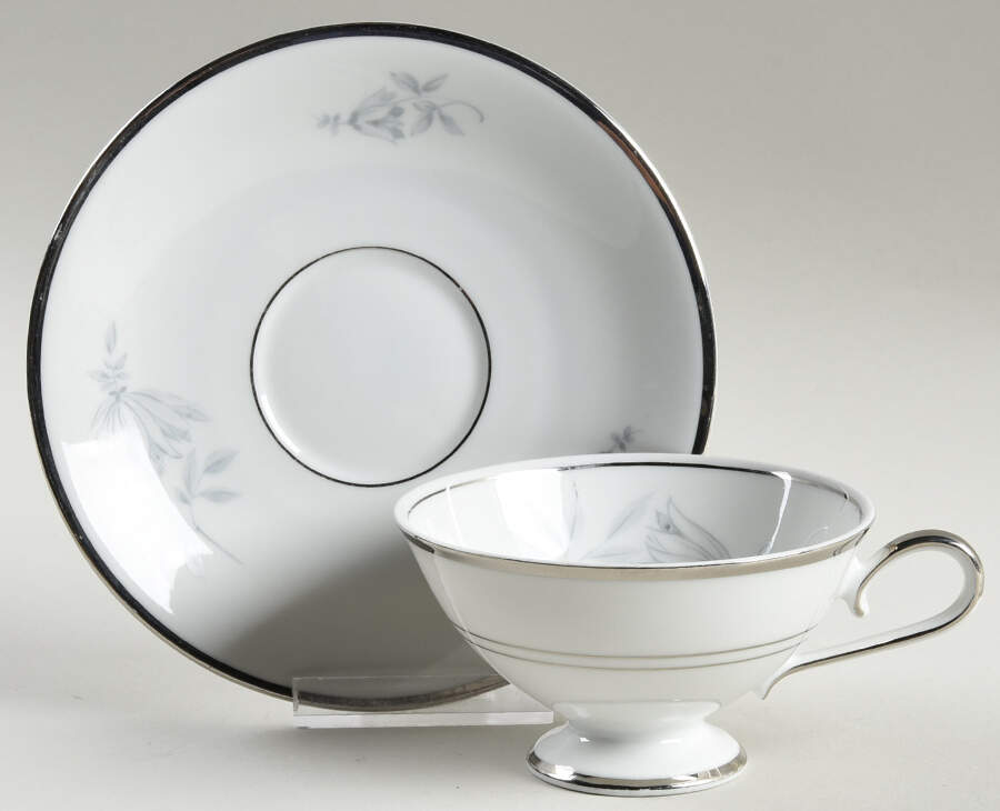 Enchantment Footed Cup & Saucer Set by Towne-1