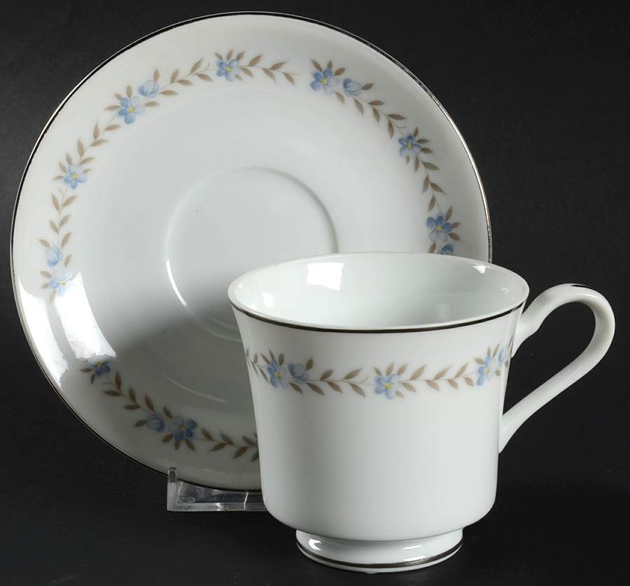 First Love Footed Cup & Saucer Set by Towne-1