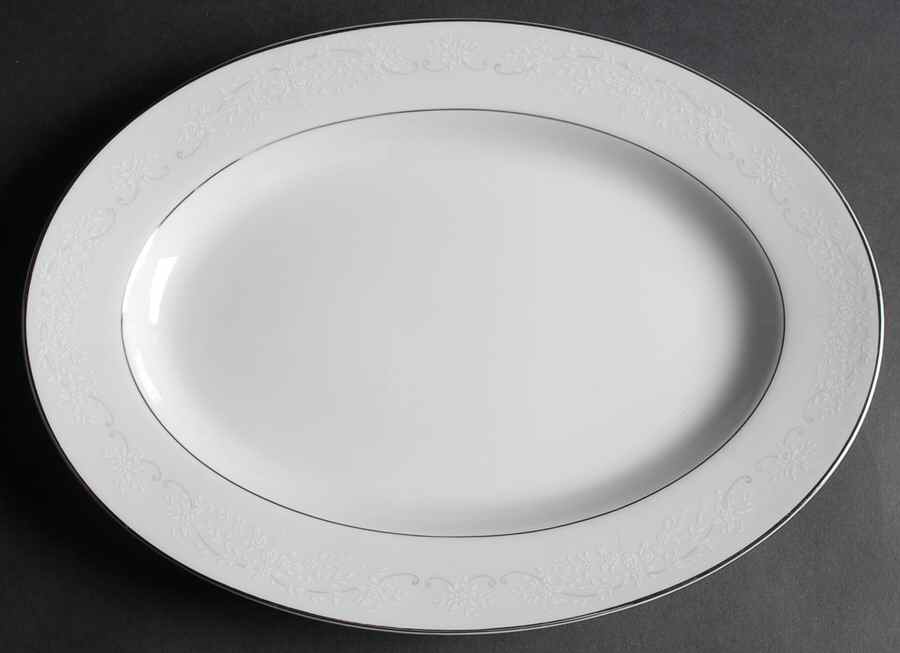 Lovelace 12" Oval Serving Platter by Towne-1