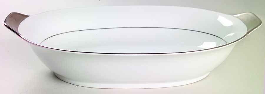 Midnight Rose 11" Oval Vegetable Bowl by Towne-1