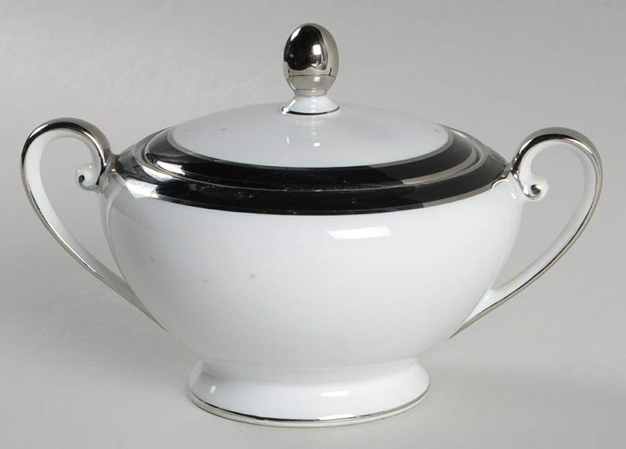 Moon Glo Sugar Bowl & Lid by Towne-1
