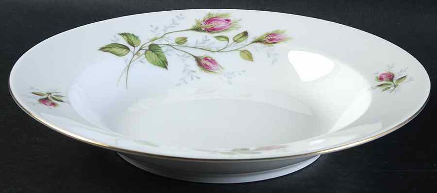 Moss Rose Rim Soup Bowl by Towne-1